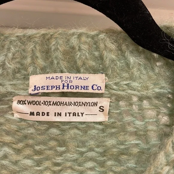 1950s  Wool Sweater Made in Italy for Joseph Horne Co.Size S/M - Picture 7 of 10